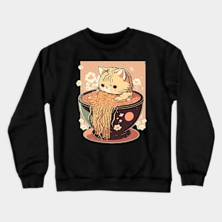 Ramen Cat Crewneck Sweatshirt